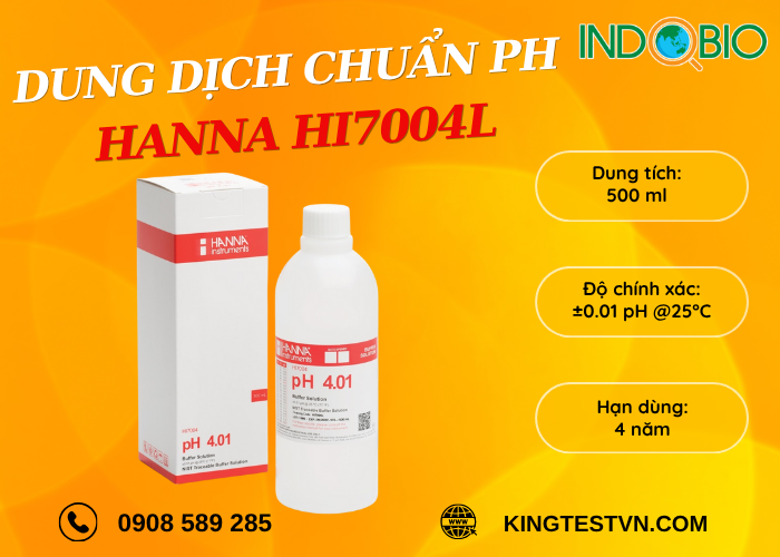 Dung dịch hiệu chuẩn pH Hanna HI7004L